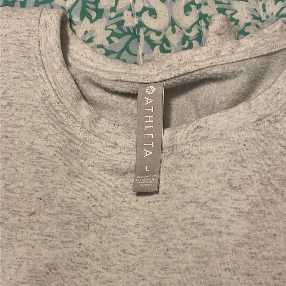 Athleta Oatmeal Heather Sweatshirt